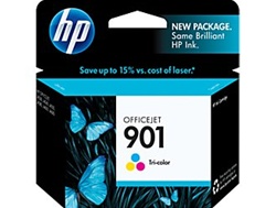 HP #901 Genuine Tri-Color Ink Cartridge CC656AN