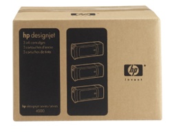 HP 90 High Yield Value 3-Pack 775ml Black Ink/Inkjet Cartridges C5095A
