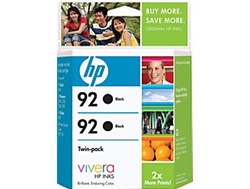 HP #92 2-Pack Black Ink Cartridges C9512BN