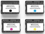HP #932XL/ #933XL 4-Pack Compatible Ink Combo