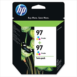 HP #97 2-Pack Genuine Tri-Color Inkjet Cartridges