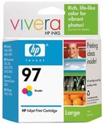 HP #97 Genuine Tri-Color Inkjet Cartridge C9363WN