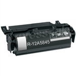 Lexmark 12A5845 High Yield Black Toner Cartridge