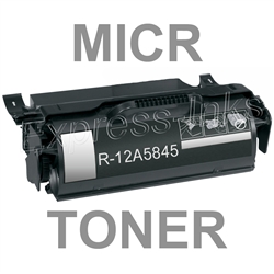 Lexmark 12A5845 High Yield MICR Toner Cartridge