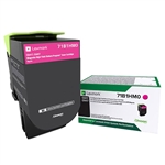 Lexmark 71B1HM0 Genuine Magenta Toner Cartridge