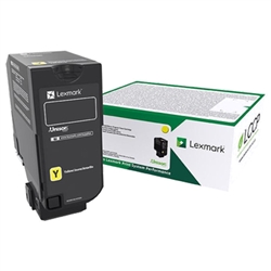 Lexmark 74C1SY0 Genuine Yellow Toner Cartridge