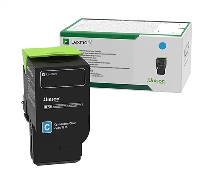 Lexmark 78C1XC0 Genuine Cyan Toner Cartridge