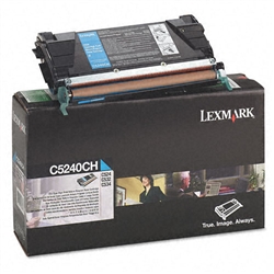 Lexmark C5240CH Genuine Cyan Toner Cartridge