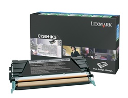 Lexmark C736H1KG Genuine Black Toner Cartridge