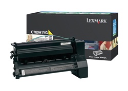 Lexmark C780H1YG Genuine Yellow Toner Cartridge