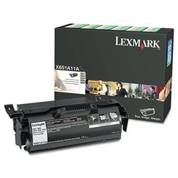 Lexmark X651A11A Genuine Black Toner Cartridge