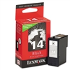 Lexmark #14 Genuine Black Ink Cartridge 18C2090