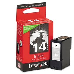 Lexmark #14 Genuine Black Ink Cartridge 18C2090