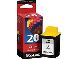 Lexmark 20 Color Inkjet Ink Cartridge 15M0120