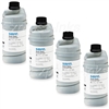 Savin 7356 4-Pack Genuine Black Toner Bottles Type-450