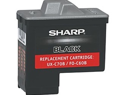 Sharp UXC70B Black Inkjet Cartridge