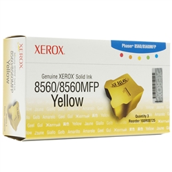 Xerox Phaser 8560 (3-Sticks) Genuine Yellow Solid Ink 108R00725