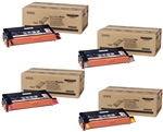 Xerox Phaser 6180 Genuine Toner Cartridge Combo