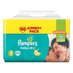 Pampers Nappies  Baby Dry 3 5-9kg 136