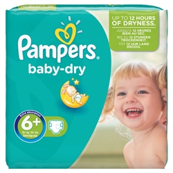 Pampers Nappies Baby Dry 16+kg 60