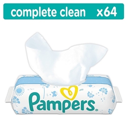 Pampers Baby Complete Clean Wipes 6*64(384 Wipes)