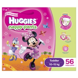 Huggies Toddler Girl Nappy-Pants 56