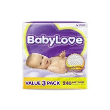 Babylove Wipes Value Pack 3 X 80 (240 Wipes)