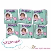 Bambo Nature Nappies XL 16-30kg  MULTIBUY 132(22x6)