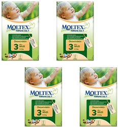 Moltex Nature n.1 eco nappies 3 Midi 4-9kg 40x4