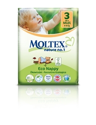 Moltex Nature n.1 eco nappies 3 Midi 4-9kg 34