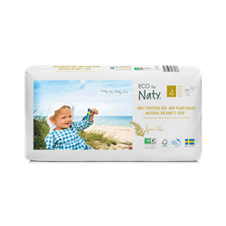 Naty Eco Baby Nappies Size 4 Double Pack 44pcs