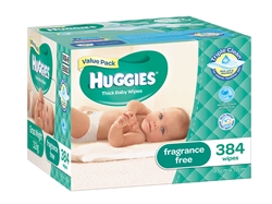 Huggies Baby Wipes Mega Pack ( 384 wipes)