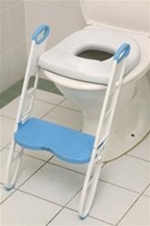 Cushie Step-Up Padded Toilet Seat with Step Stool