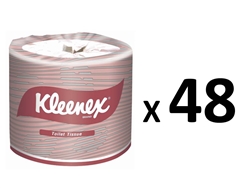 Kleenex Toilet Paper Bulk Buy 48 x 400 Sheets, 2 Ply