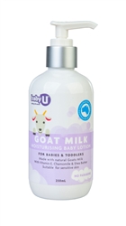 Baby U Goat Milk Moisturising Baby Lotion 250ml