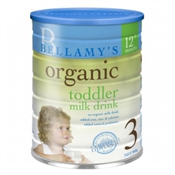 Bellamy's Organic Baby Formula Step3 Toddler  (From 12 months)