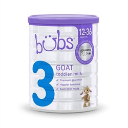Bubs Goat Milk Toddler Baby Formula Step 3 from birth 800g
