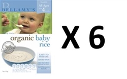 Bellamy’s Organic  Baby Rice(From 4 months) Multi-buy x 6