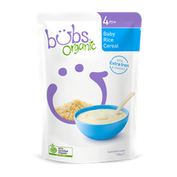 Organic Bubs Baby Rice Cereal (125g)