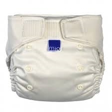 Bambin0 Mio Miosolo All In One Reusable Nappy - Marshmallow White