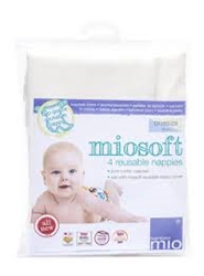 Bambino Mio Miosoft Reusable Nappies - 4 pack