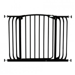 Dreambaby Safety Gate Swing Closed Chelsea Xtra Hallway Black F170B