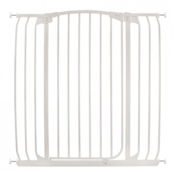 Dreambaby Safety Gate Swing Closed Hallway F191W  Chelsea Tall XTra Hallway White