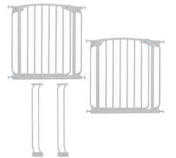 Dreambaby safety gate Chelsea White 2xF160W+2xF159W