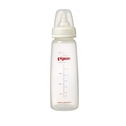 Pigeon Slim Neck Bottle PP 240ml (medium teat) 4-5m+