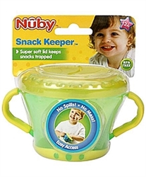 Nuby Snack Keeper 12m+ Green/Yellow