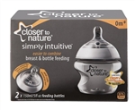 Closer To Nature Simply Intuitive 2 X 150ml Baby Feeding Bottles 0m+