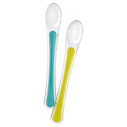 Closer To Nature Explora First Weaning Spoons (4-7m) Blue and Green