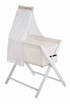 NEW Mother's Choice Coco Bassinette Air Mesh Flow Basket - White