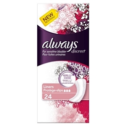 Always Discreet Adult Care Liners - 24